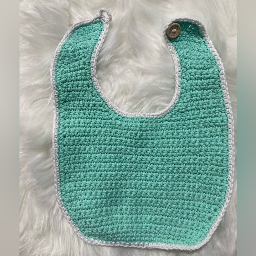 Handmade Crochet Baby Bib